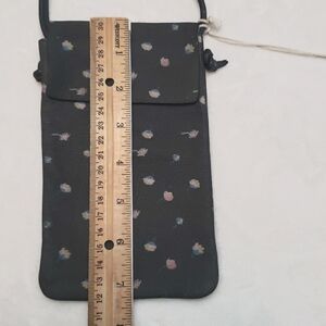 Free People Let's Dance Grey Leather Phone. NWT